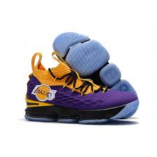 Black And Purple Nike Basketball Shoes Nike Lebron 15 Lakers Purple Yellow Black Basketball Shoes Girls Basketball Shoes Mens Nike Shoes