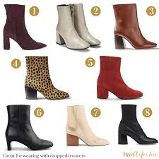 I really hope you like the camel coat outfit ideas. The Best Ankle Boots For Different Trouser Shapes Winter 2018 Midlifechic