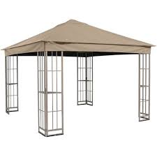 Garden Treasures 10 X10 Canopy For S J 109dn In Taupe Gazebo Replacement Canopy