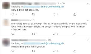 Petaling jaya, june 10 — a petition has been launched demanding the removal of a controversial billboard showing limkokwing university founder tan sri lim kok wing as the king of africa. Angry Netizens Petition To Remove Billboard Portraying Lim Kok Wing As King Of Africa Malaysia News Asiaone