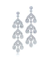 all about the diamond dusted wedding gown from reem acra s bridal show at tiffany co last night tiffany and co jewelry gold earrings for women silver earrings studs