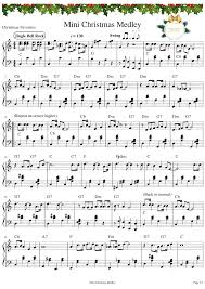 All of them belong to their copyright owners, of course, and are originally for free on the internet, or at their respective websites. Mini Christmas Medley Sheet Music For Piano Solo Musescore Com