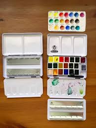 Doodlewash Review Metal Travel Palettes Doodlewash Watercolor Palette Watercolor Pallet Watercolor Pans