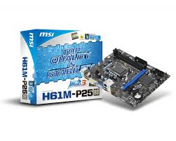 Supported only by cpu with integrated graphic max lan speed: Specification H61m P25 B3 Msi Global