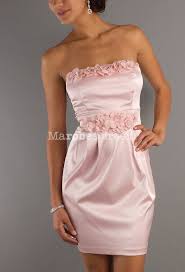 Robe de cocktail, soirée, mariage, courte, satin, violet, nœud, stretch, gala, prom, taille m, papillon. Robe De Soiree Albane Courte Cintree Chic A Fleurs Ceinture En Satin