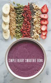Pin By Kaira Tran On Healthy Raw Food Recipes Berry Smoothies Bowl Food