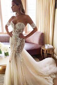 Dhgate > mermaid wedding dresses > wedding dresses > sweetheart mermaid open back wedding dress online. Sexy Strapless Mermaid Bride Dress 2018 Open Back Sweetheart Wedding Dress With Long Tulle Train Wisebridal Com