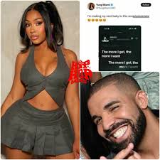 Yung Miami says Drake is a percifying lyricist; his song brings her joy,  and she wants to make her next baby to the song 👀‼️‼️ While listening to  "Greedy," Yung Miami was