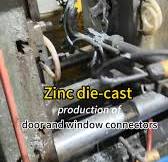 Zinc die-cast production of door and window connectors, #foundry  #diecasting , This is a typical small-scale zinc die-casting production  line at INNOVAW's foundry. Utilizing a hot-chamber ...