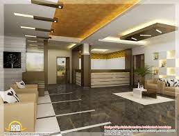 Usage of land ceiling to put lights on the alcony and car port credits home design 3d tutorial : Beautiful 3d Interior Office Designs Kerala Home Design And Floor Plans