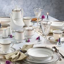 The set includes eight place settings (place setting is one each: Sale Noritake Crestwood Platinum Mug 12 Oz Price 21 00 In Peckville Pa From Live With It By Lora Hobbs