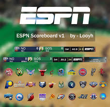 Director dan klores creates a vibrant mosaic of basketball by exploring the complex nature of love as it relates to the game. Nba 2k18 Espn Scoreboard With 3d Logos By Looyh Released Shuajota Your Source For Nba 2k21 Mods