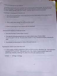 We did not find results for: Chem 1111 Lab Exam Review Handout The Lab Final Exam Chegg Com