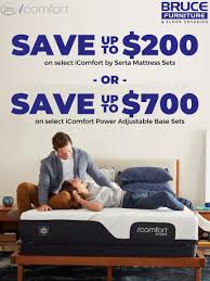 Hurry Into Bruce Furniture For Our Big Presidents Day Sale Save Up To 200 On Select Icomfort By Serta Mattress S In 2020 Furniture Shop Mattress Sets Serta Mattress