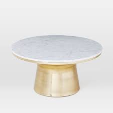 Marble Topped Pedestal Coffee Table White Marble Antique Brass West Elm Coffee Table Pedestal Coffee Table Coffee Table White