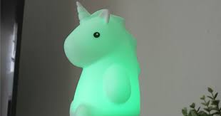 This Unicorn Color Changing Night Light Has Awesome Reviews Sells For Just 12 98 On Home Depot Hip2save Night Light Color Changing Led Led Color