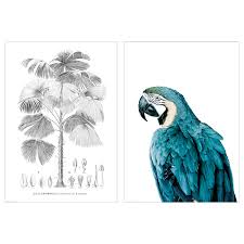 Bild Poster Bird And Tree Ikea Ikea Art Blue Bird Art Ikea