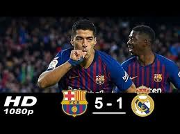 Pemain 26 tahun itu menjebol gawang lawan meski baru 50 detik di lapangan. Barcellona Vs R Madrrid 5 1 Hasil El Clasico Tadi Malam 29 Oktober 2018 Youtube