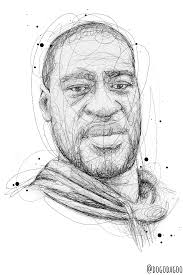 Art can say things you cannot express with words. George Floyd Scribble Art Art Art Drawings Sketches