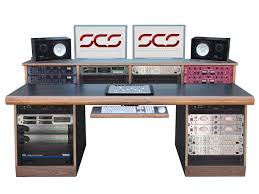 Scs Task 4x4 Studio Desks Sound Construction Supply Studio Desk Desk Home Recording Studio Setup