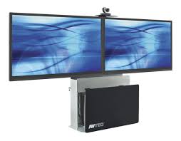 Maybe you would like to learn more about one of these? This Tv Stand Holds Two Flat Panel Monitors On The Steel Mount This Heavy Duty Plasma Mount Comes With An Adjustable Camera Tray For Video Conferencing This Tv Stand Is One Of