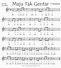 Sekarang giliranmu mempelajari lagu tersebut. Lagu Wajib Nasional Tempo Sedang
