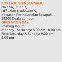 Calculate your postage rate, send and track your parcel. Poslaju Wangsa Maju 3 Tips From 235 Visitors