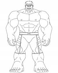 Dibujo De Hulk Para Colorear