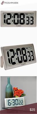Timex Digital Clock With Intel Time Technology Digital Clocks Large Digital Clock Clock