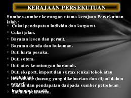 Aktivitas yang menggambarkan operasi utama yang terus menerus. Sumber Pendapatan Utama Kerajaan Persekutuan Adalah