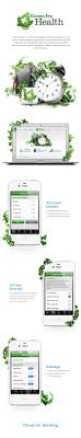 You'll see details based on your class schedule, your professors, college deadlines and holidays, financial aid, campus buildings, bookstores, places to eat, and more. Green Ivy By Alex Ds Karera Via Behance Green Ivy Health Is An Online Service Designed For Patients Suff Beautiful Web Design Mobile Web Design Web Design