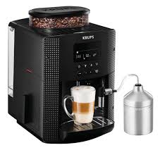 Krups yet again amazes its customers with black and bold ea8250 coffee krups caffe duomo coffee and espresso machine measures 14*12*10 inches. Essential Espresso Maker Breakfast Appliances Krups