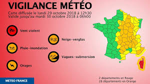 Des phénomènes dangereux d'intensité exceptionnelle sont prévus. Meteo France La Corse En Vigilance Rouge 28 Facebook