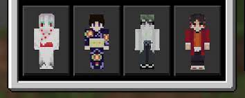 Demon slayer swords minecraft resource pack pvp texture pack from resourcepacks24.de. Demon Slayer Minecraft Pe Skin Pack 1 16 40 02 1 16 100 55 1 16 20 03