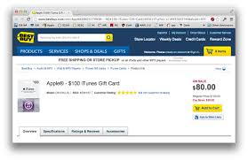 4.8 out of 5 stars 2,831. Best Buy Again Has 100 Itunes Gift Card For 80