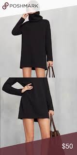 Reformation Turtleneck Dress Turtle Neck Dress Black Turtleneck Dress Dresses
