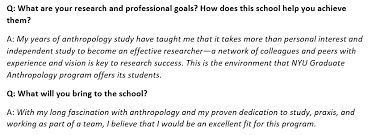 It is my greatest strength because i value the work needed to complete a task. Write A Strong Statement Of Purpose For Grad School Wordvice