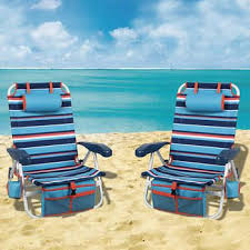 Timber Ridge 5position Comfort Adjustable Beach Chair 2 Pack Beach Chairs Outdoor Chairs Chair
