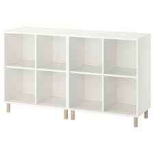 Eket Storage Combination White 140x35x80 Cm Ikea Tv And Media Furniture
