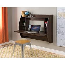 Certain objects and certain weights require certain supports and fasteners for a secure mount. Behw 0200 1 Prepac Wall Mounted Floating Desk With Storage In Black