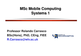 Do you want to know how computer systems really work? Ppt Msc Mobile Computing Systems 1 Powerpoint Presentation Free Download Id 4101280