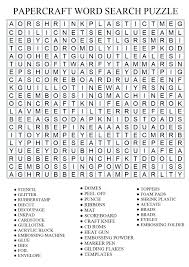A list of free autumn and fall word search puzzles organized by skill level as well as grade level. Free Papercraft Word Search Puzzle Anino