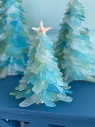 Many of these decorations are made using natural elements found seaside including starfish, seashells, sea glass and drift wood. These Sea Glass Christmas Trees Will Transform Your Home Into A Coastal Paradise For The Holidays