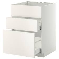 Metod Maximera Base Cab F Sink 3 Fronts 2 Drawers White Veddinge White 60x60 Cm Add To Wishlist Ikea Drawers Ikea Cabinet Drawers