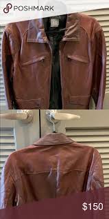 Armani Exchange Leather Jacket Leather Jacket Jackets Genuine Leather Jackets