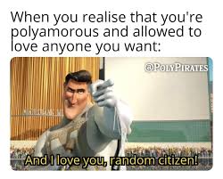 Polyam merch and new flag design ⬇️⬇️⬇️ polyamfam.com. Polypirates On Twitter I Went To Our Ceo Get The Person Fired That S Responsible For Spell Checking Turns Out Both Of Them Are Me Anyway Here S The Edited Meme Polyamemery Polyamory Memes