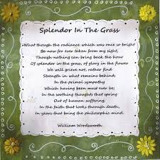 Excerpt From Ode Intimations Of Immortality From Recollections Of Early Childhood By William Words William Wordsworth Poems Splendour In The Grass Flower Poem