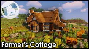 minecraft survival farmer s cottage tutorial youtube minecraft survival farmer s cottage tutorial