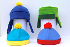 Set Of Four Pack South Park Style Hats Halloween Costume Cosplay Anime Party South Park Hat Fashion Wild Style