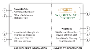 Attach your file (s) now that you have your card or.vcf file set up, you'll need to attach it to a message. University Business Card The Wright State University Brand Wright State University